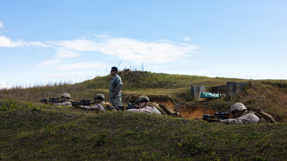 12th LCT Marines Execute a Squad Attack During a Squad Competition