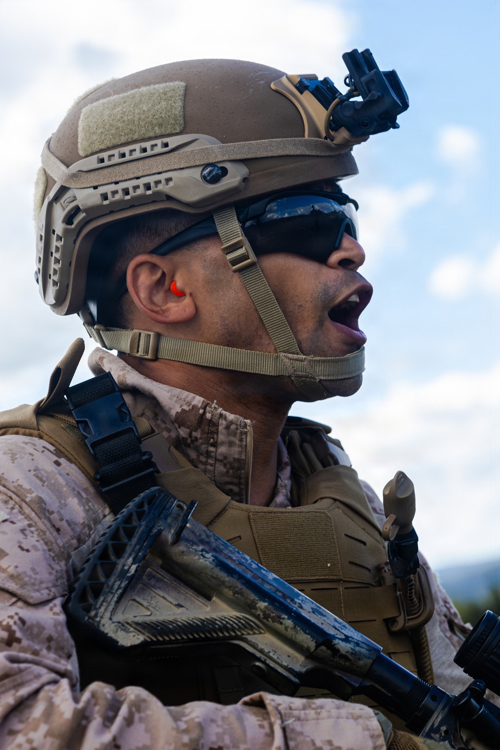 12th LCT Marines Execute a Squad Attack During a Squad Competition