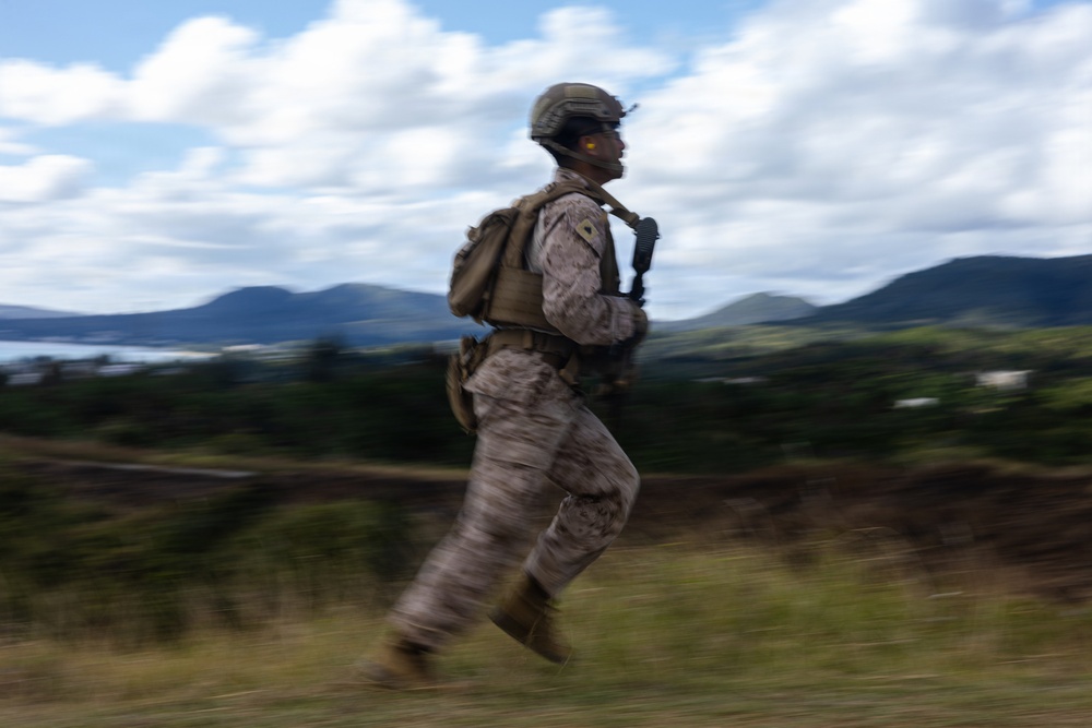12th LCT Marines Execute a Squad Attack During a Squad Competition