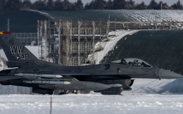 BS26-02: 35th FW Ensures Readiness with Winter Weather F-16 Takeoffs