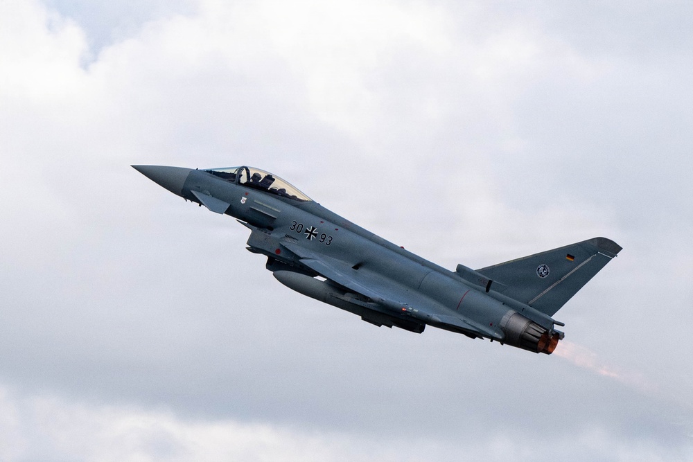 3rd ID tours German air force Eurofighter squadron