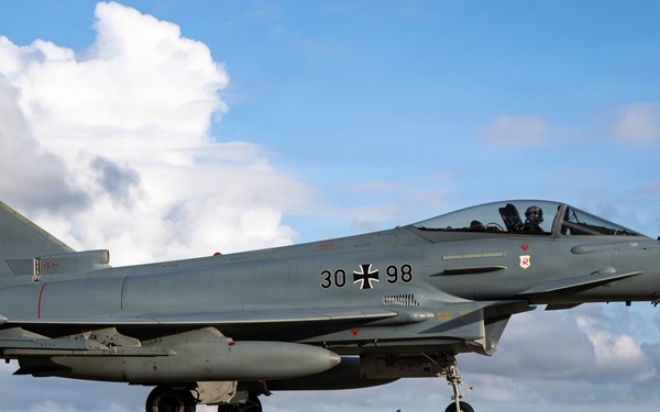 3rd ID tours German air force Eurofighter squadron