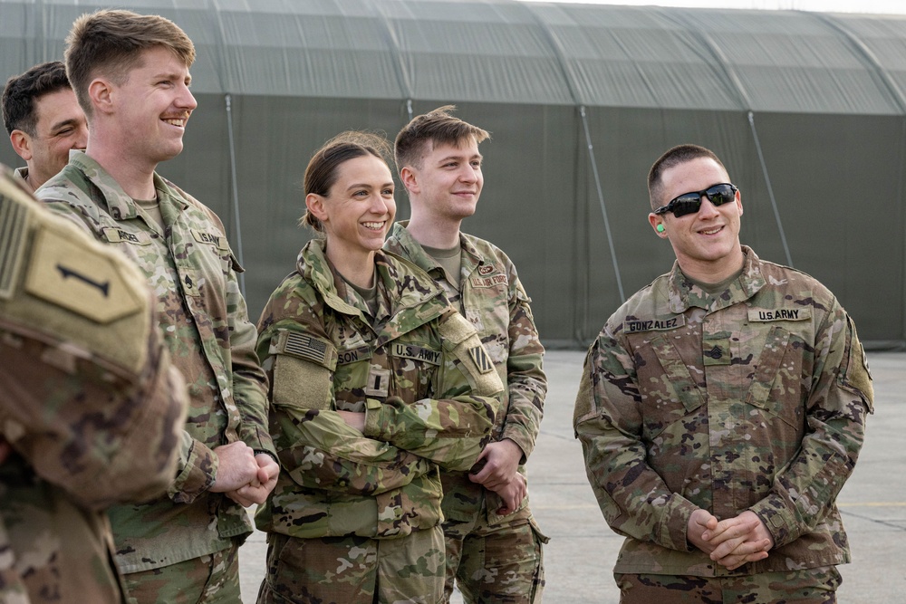 3rd ID tours German air force Eurofighter squadron