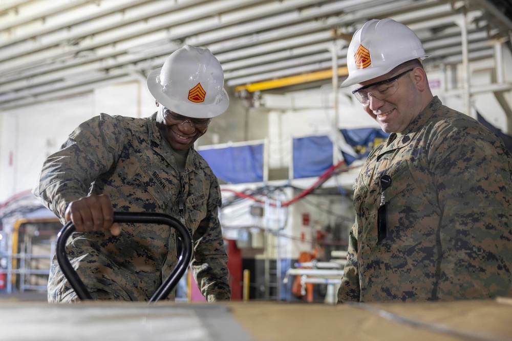 Wasp Prepares for Move Aboard