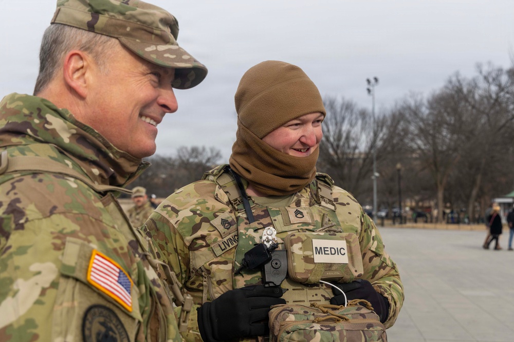Brig. Gen. Thomas Visits Task Force Magnolia