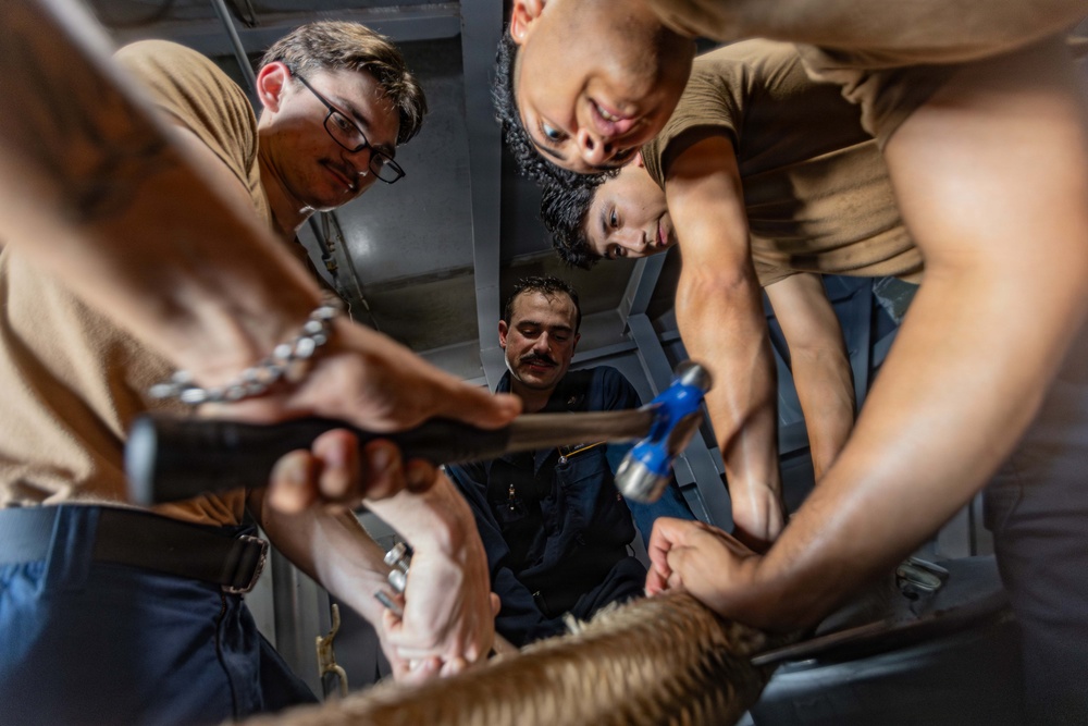 USS Gerald R. Ford (CVN 78) Routine Maintenance