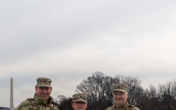 Sgt. 1st Class Lisa Nunley Promotion Ceremony at Lincoln Memorial