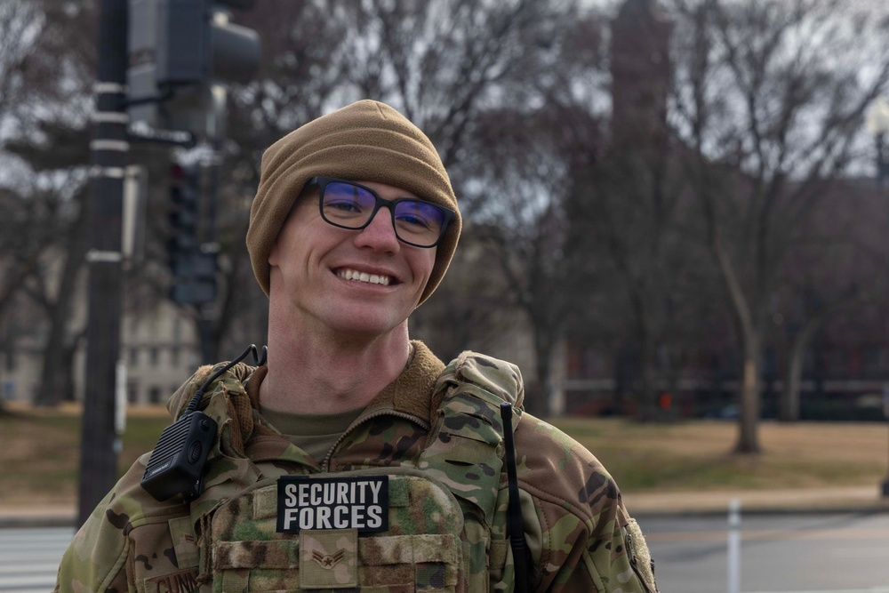 Senior Airman Jacob Cunning on Patrol