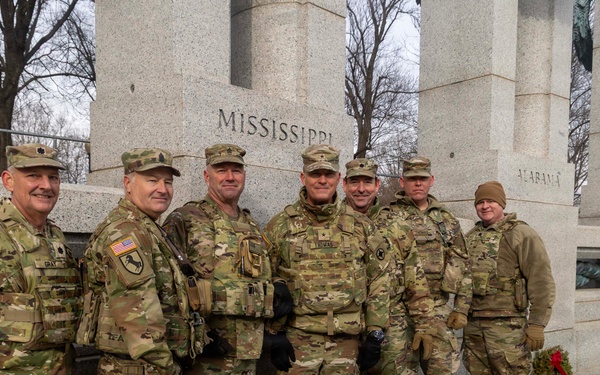 Brig. Gen. Thomas Visits Task Force Magnolia