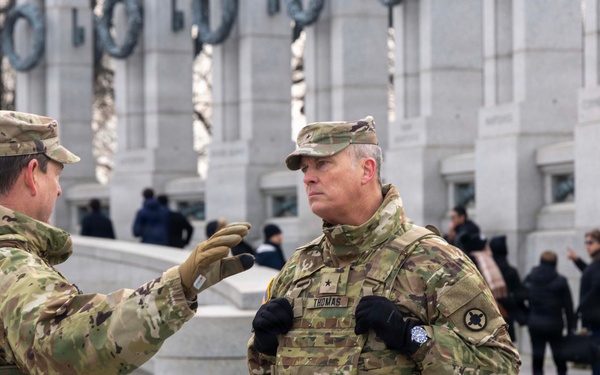 Brig. Gen. Thomas Visits Task Force Magnolia