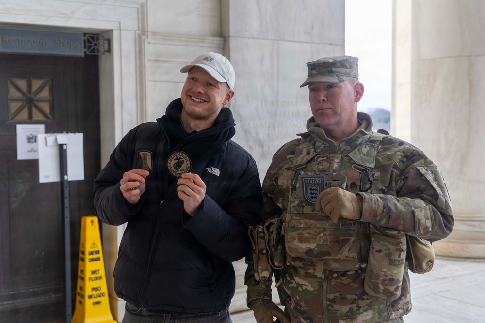 Patch Swap between German Police and Ms National Guard