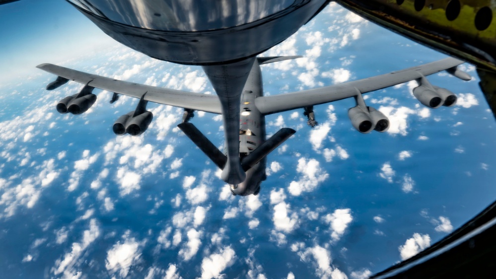 91st ARS supports strategic bomber operations with aerial refueling over SOUTHCOM AOR