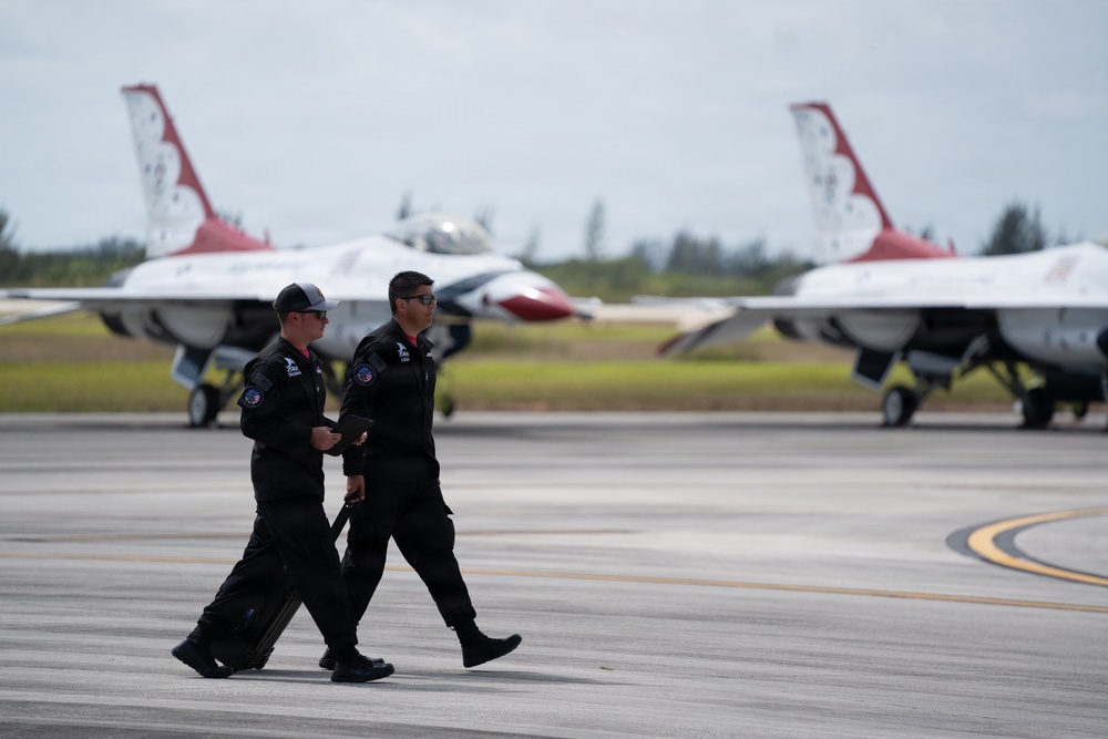 F-22 Raptor Aerial Demonstration Team performs at the Homestead ARB Air Show 2023