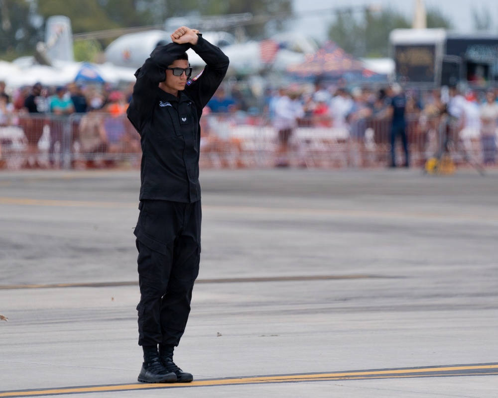 F-22 Raptor Aerial Demonstration Team performs at the Homestead ARB Air Show 2023