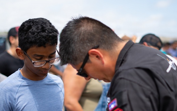 F-22 Raptor Aerial Demonstration Team performs at the Homestead ARB Air Show 2023