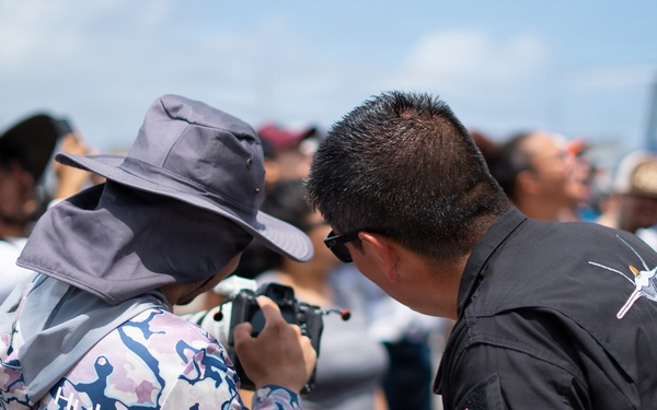 F-22 Raptor Aerial Demonstration Team performs at the Homestead ARB Air Show 2023