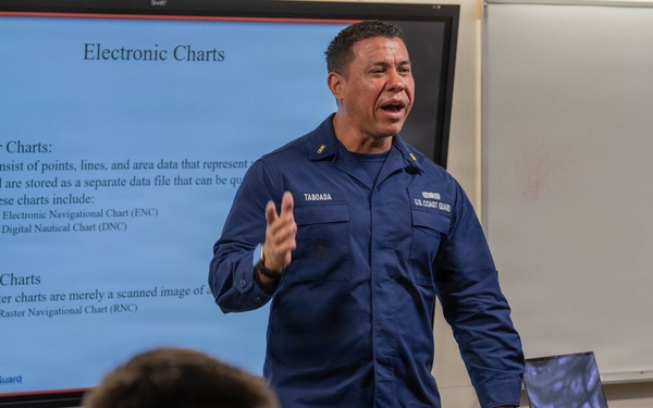 U.S. Coast Guard Academy cadets first day of spring semester