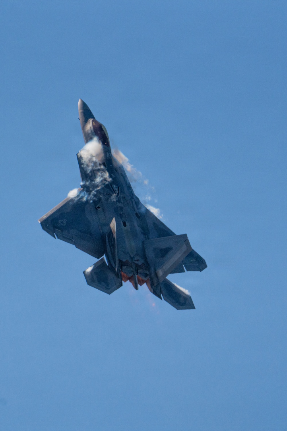 F-22 Raptor Aerial Demonstration Team performs at the Airpower Over Hampton Roads 2023