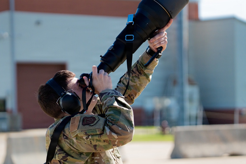 F-22 Raptor Aerial Demonstration Team performs at the Airpower Over Hampton Roads 2023