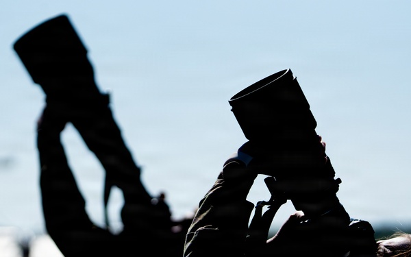 F-22 Raptor Aerial Demonstration Team performs at the Airpower Over Hampton Roads 2023