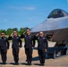F-22 Raptor Aerial Demonstration Team performs at the Airpower Over Hampton Roads 2023