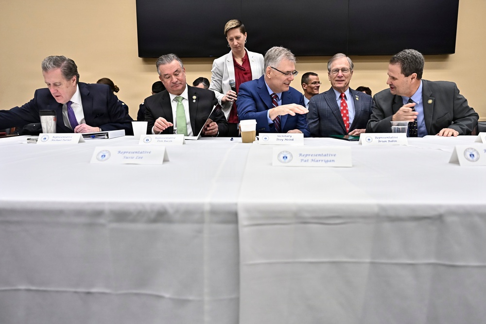 SecAF Meink congressional roundtable discussion