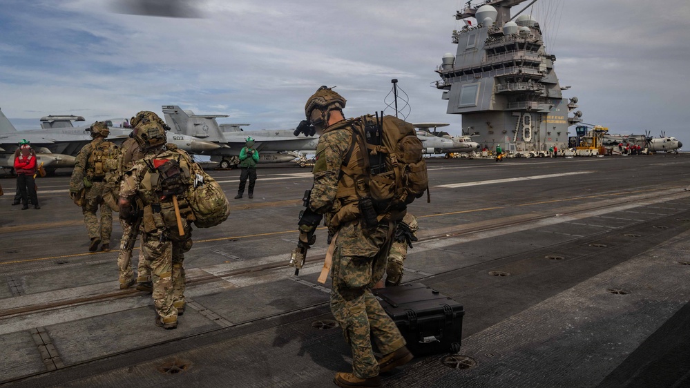 USS Gerald R. Ford (CVN 78) Right of Visit Boarding Operation