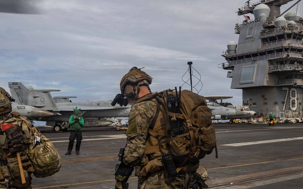 USS Gerald R. Ford (CVN 78) Right of Visit Boarding Operation