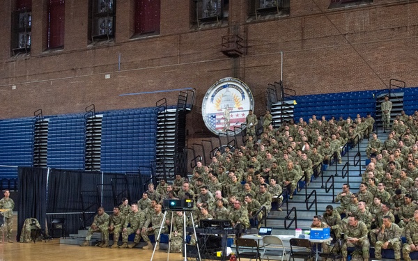 Service members from Florida in-process for JTF-DC