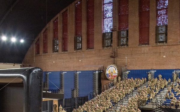 Service members from Florida in-process for JTF-DC