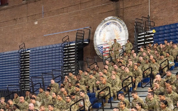 Service members from Florida in-process for JTF-DC