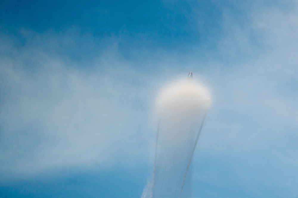 F-22 Raptor Aerial Demonstration Team performs at the Scott Air Show 2023