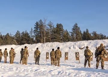 U.S. Soldiers Conduct Law Enforcement Weapons Qualification in Latvia