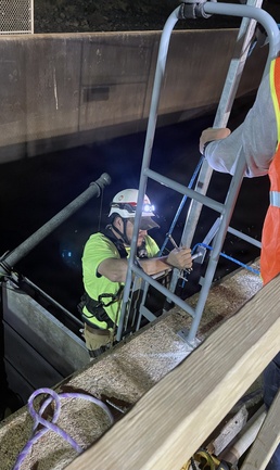 USACE conducts critical safety inspection of B. Everett Jordan Dam outlet conduit