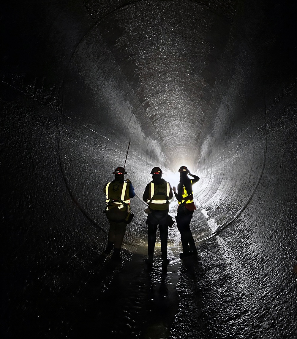 USACE conducts critical safety inspection of B. Everett Jordan Dam outlet conduit