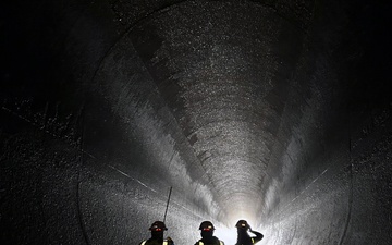 USACE conducts critical safety inspection of B. Everett Jordan Dam outlet conduit
