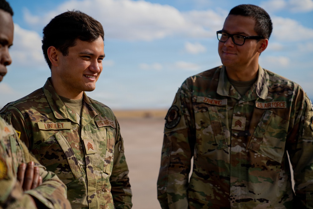 F-22 Raptor Aerial Demonstration Team visits the United States Air Force Academy 2023
