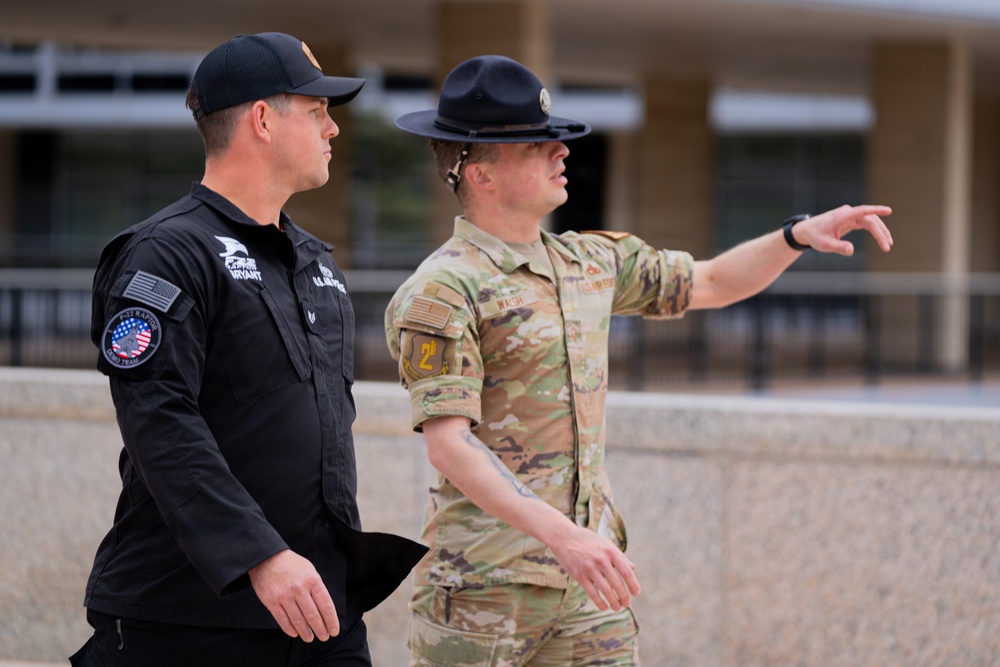 F-22 Raptor Aerial Demonstration Team visits the United States Air Force Academy 2023