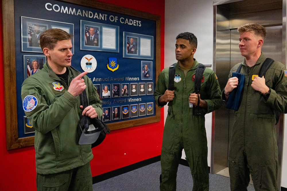 F-22 Raptor Aerial Demonstration Team visits the United States Air Force Academy 2023