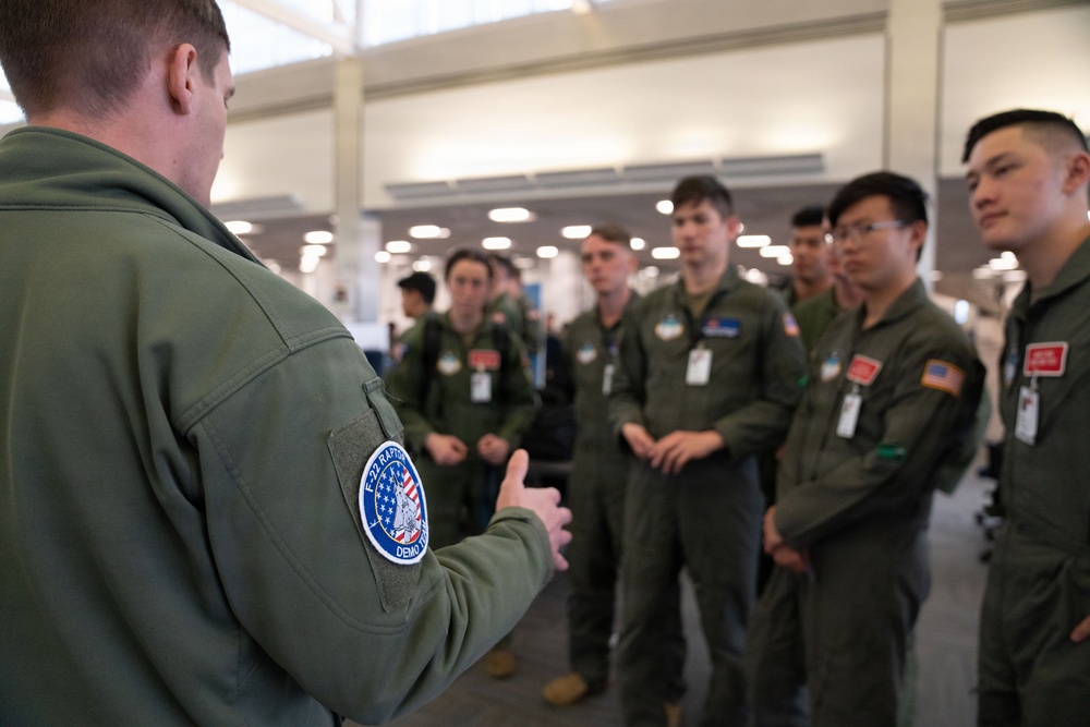 F-22 Raptor Aerial Demonstration Team visits the United States Air Force Academy 2023