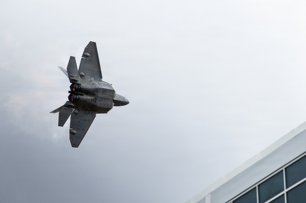 F-22 Raptor Aerial Demonstration Team visits the United States Air Force Academy 2023