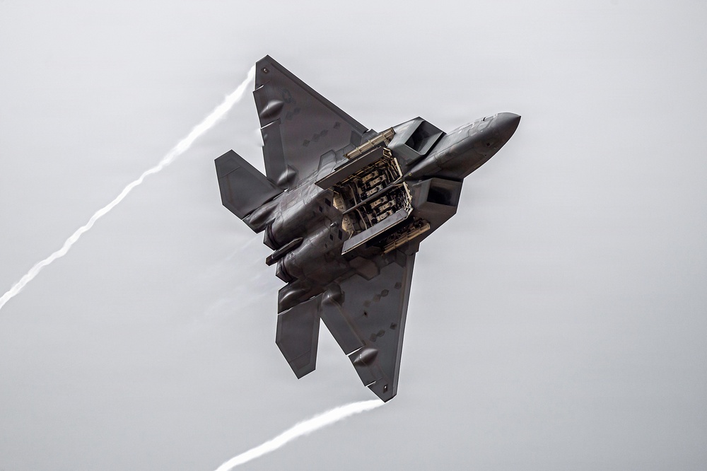 F-22 Raptor Aerial Demonstration Team visits the United States Air Force Academy 2023