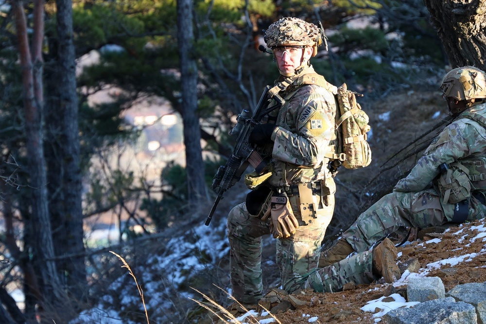 2-2 AHB Conducts Joint Fast-Rope Air Assault Training