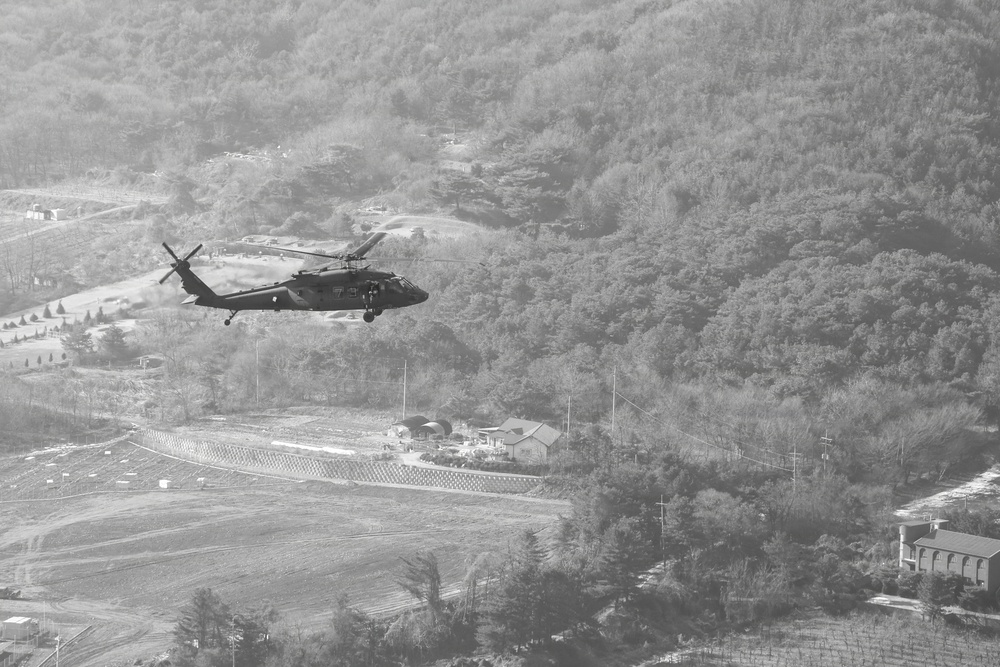 2-2 AHB Conducts Joint Fast-Rope Air Assault Training