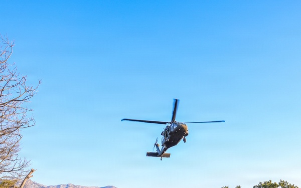 2-2 AHB Conducts Joint Fast-Rope Air Assault Training