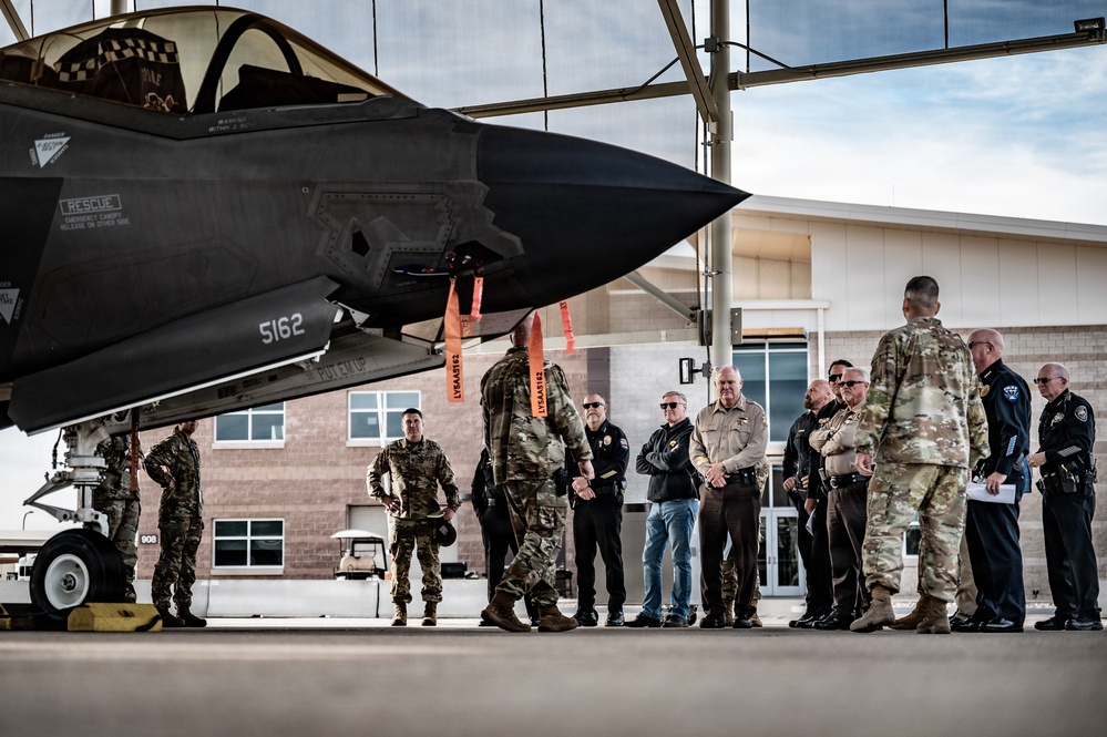 Maricopa County Law Enforcement visit the 56th FW