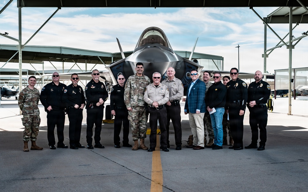 Maricopa County Law Enforcement visit the 56th FW