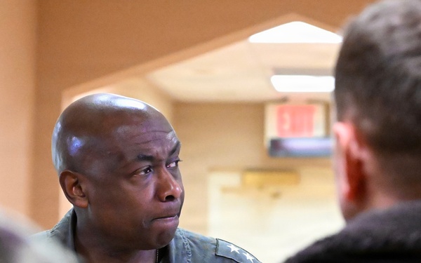 Commander Navy Region Mid-Atlantic, Rear Adm. Stephen Barnett visits NAS Oceana