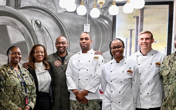 Commander Navy Region Mid-Atlantic, Rear Adm. Stephen Barnett visits NAS Oceana