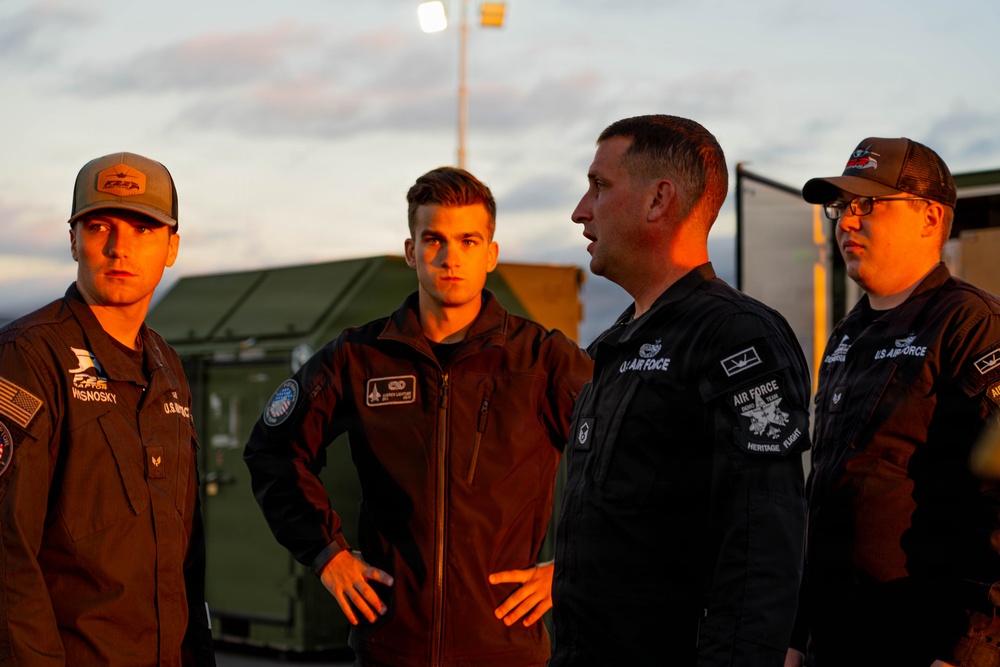 F-22 Raptor Aerial Demonstration Team performs at the Avalon Australia International Air Show